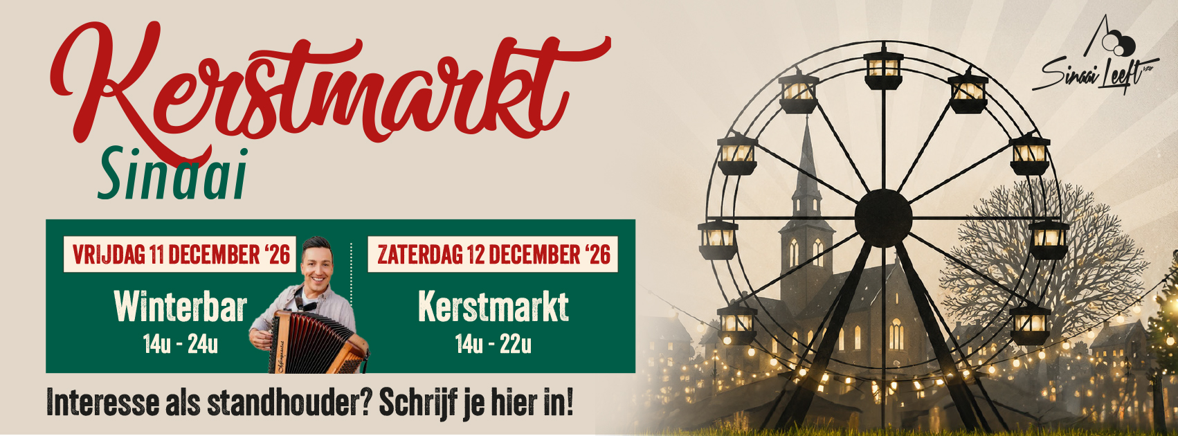 Kerstmarkt 2026 sinaai Kerstmarkt 2026 sinaai